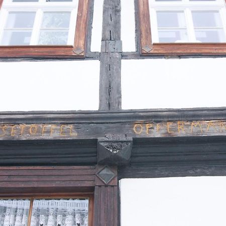 Urlaub Im Fachwerk - Das Sattlerhaus เควดลินบวร์ก ภายนอก รูปภาพ